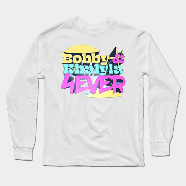 Bobby & Khalyla 4Ever - Tigerbelly Podcast Fan Design Long Sleeve T-Shirt by Ina